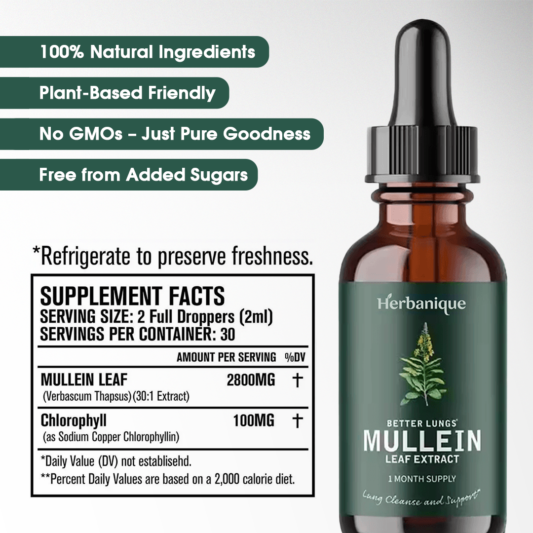 Herbanique Mullein Leaf Extract Drops
